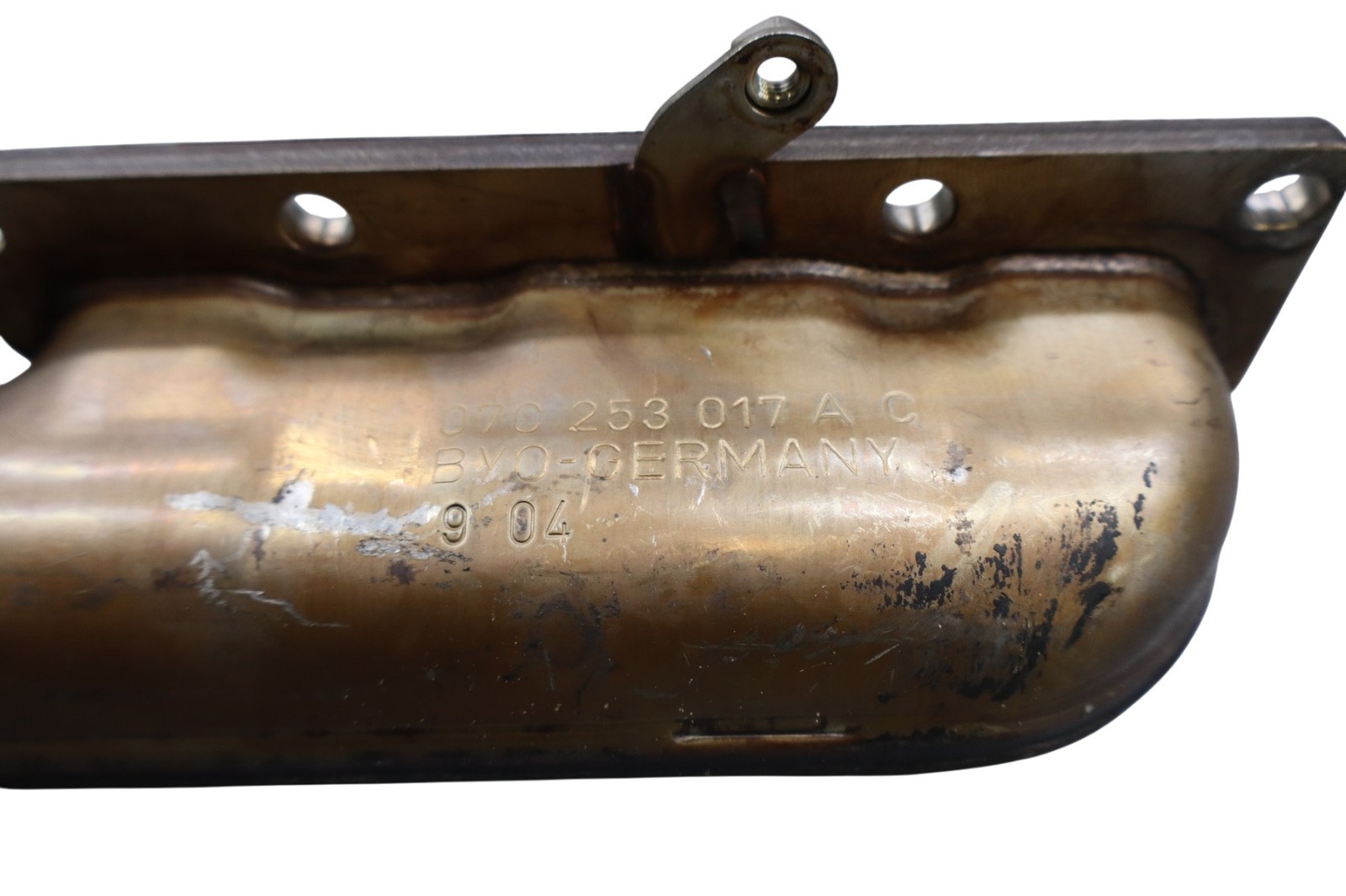 03-08 Bentley Continental GT Left Side Turbo Exhaust Manifold 07C253017AC Oem