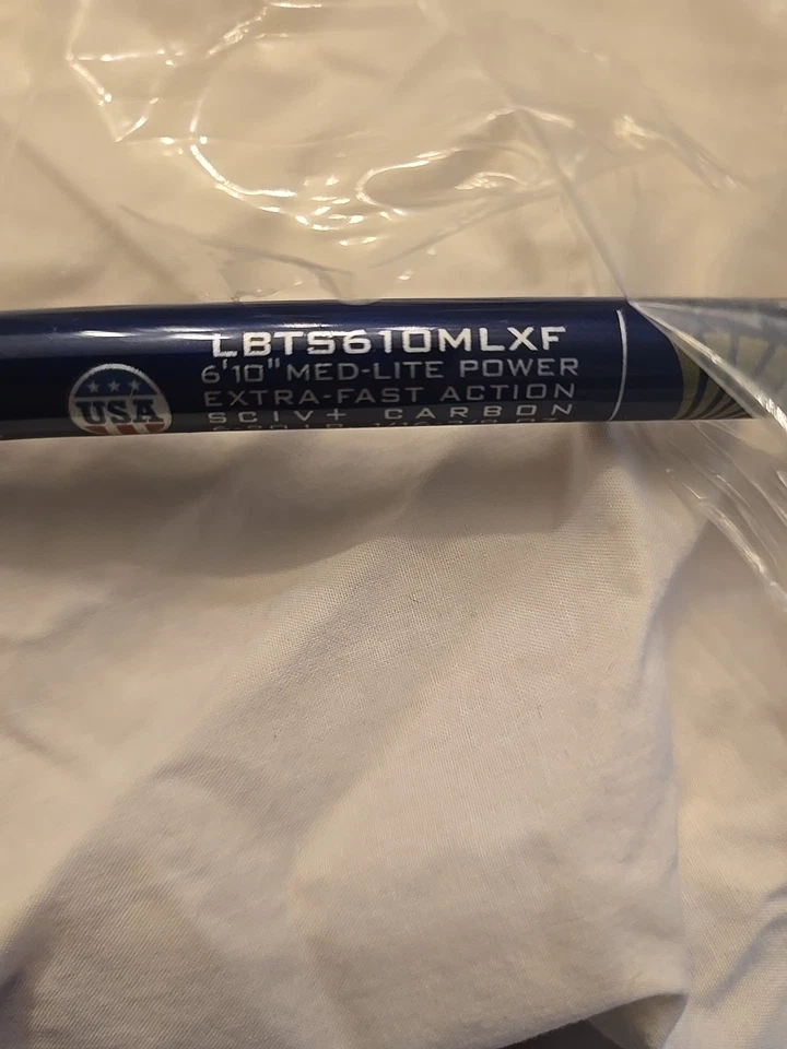 St. Croix Legend Tournament Bass 6'10" Medium Light Spinning Rod LBTS610MLXF - Image 2 of 3