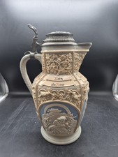 Villeroy & Boch Mettlach, Handle Jug, 19th Century, Porcelain Stoneware, - B. 2.11