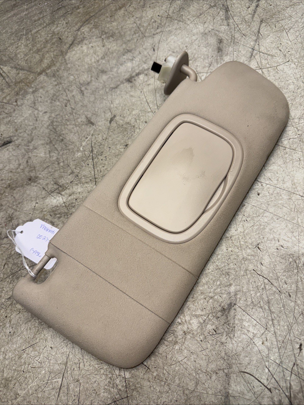 2014-2016 MASERATI GHIBLI FRONT RIGHT PASSENGER SIDE SUN VISOR W/ MIRROR G956