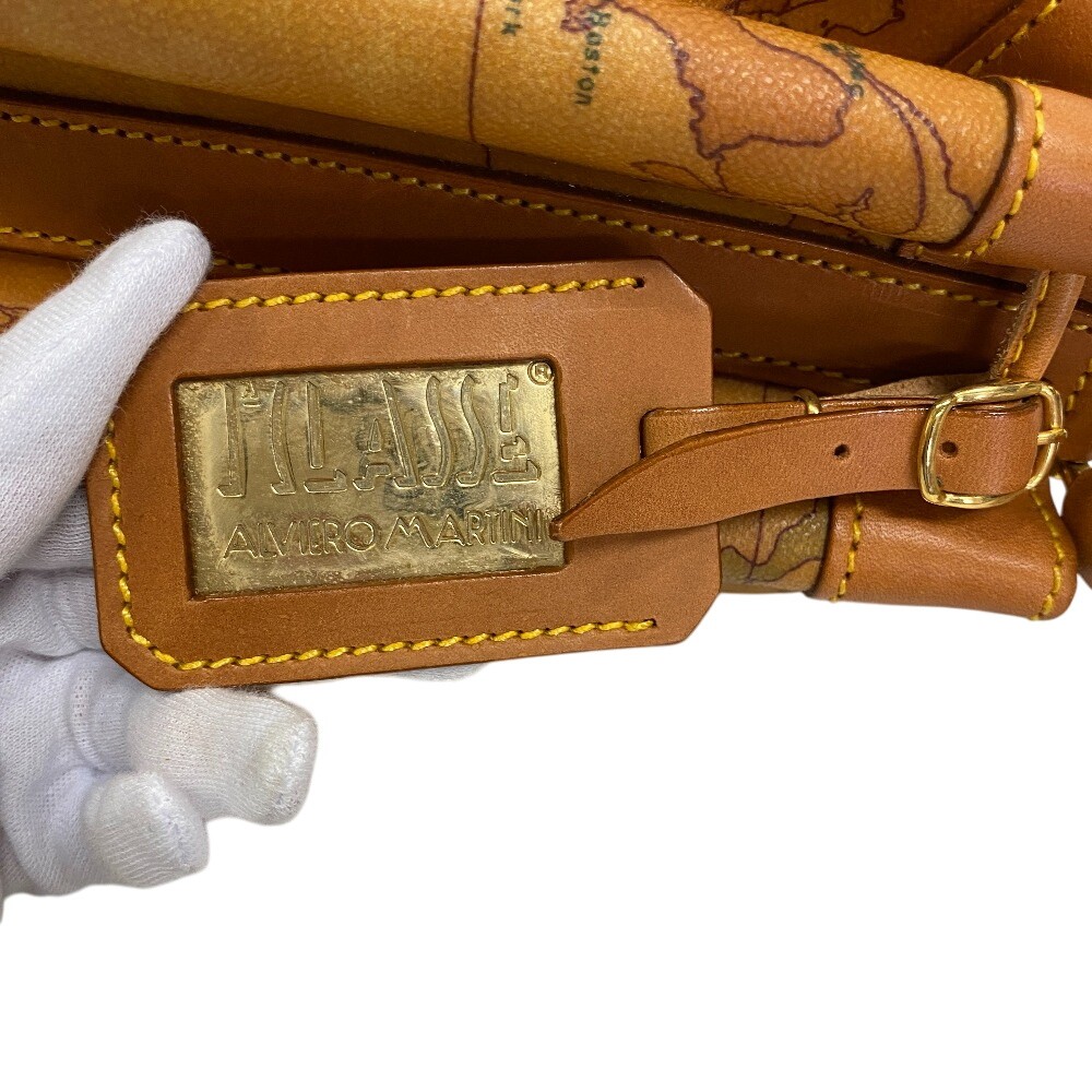 Prima Classe Drawstring Bag, Map Pattern PVC Shou… - image 7