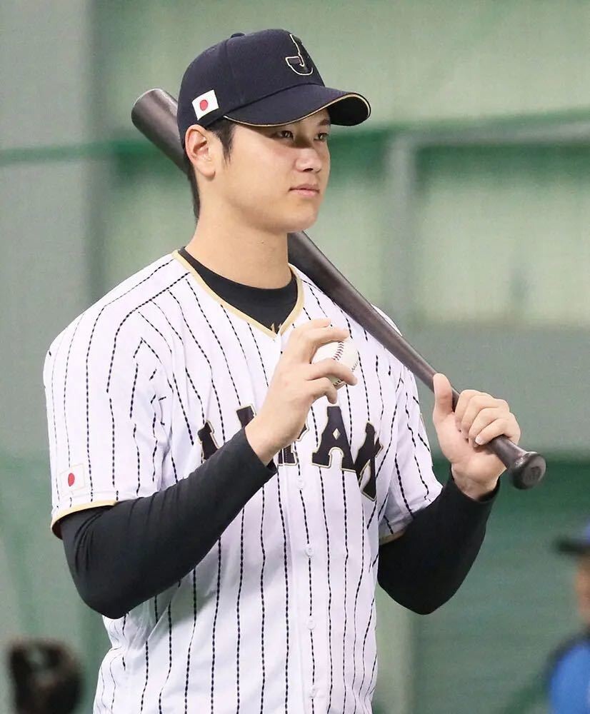 M size Shohei Ohtani 2023 WBC SAMURAI JAPAN Replica Home