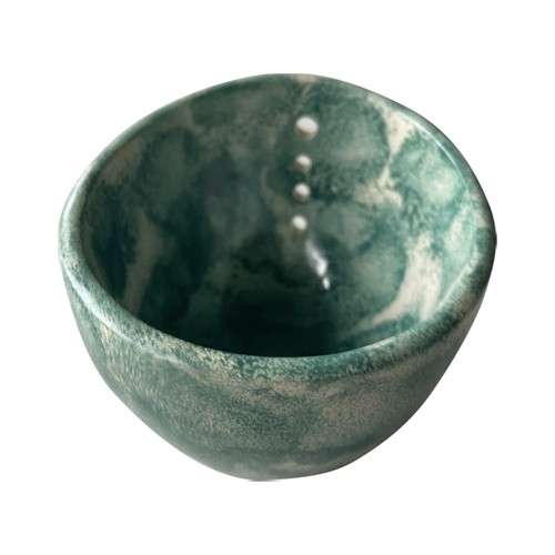 Bubble Glaze Pottery Pottery Herb Stripper Earthenware Herb Peeling Bowl - Bild 15 von 15