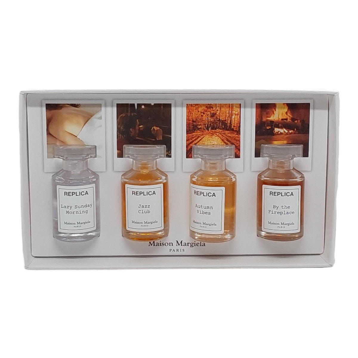 Replica Mini Set of 4 EDT Jazz club Autumn Vibes Fireplace Replica Mini Set of 4 EDT Jazz club Autumn Vibes Fireplace