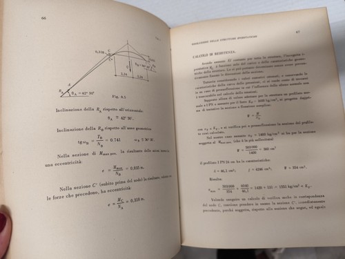 LIBRO ESERCIZI DI SCIENZA DELLE COSTRUZIONI 2 VOL. CAVALLINA D'ANNA PATRON 1967 - Foto 11 di 16