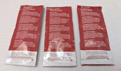 【cream】 Pack Of 10 Revlon ColorSilk After Color Conditioner Step 3