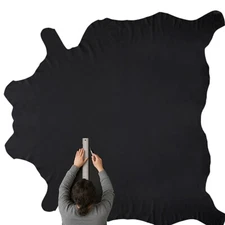 Cowhides.com Mercedes Benz Black Leather Hide Sold (6.5 FT x 7.5FT) for Car Seat