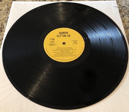 APEX "LET ME BE" 12" VINYL SINGLE 1996 CRITIQUE RECORDS 01624-15592-1 - Picture 2 of 2