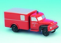 01703 Schuco Piccolo 1:90 Hanomag L28 Feuerwehr Fw Augsburg Werksfeuerwehr