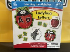 Ladybug Letters 26p Puzzle SEALED Learning the Alphabet Carson Dellosa Education