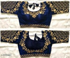 Indian Beautiful WOMAN EMBRODERY WORK FREE SIZE BLOUSE for Party Wear Type