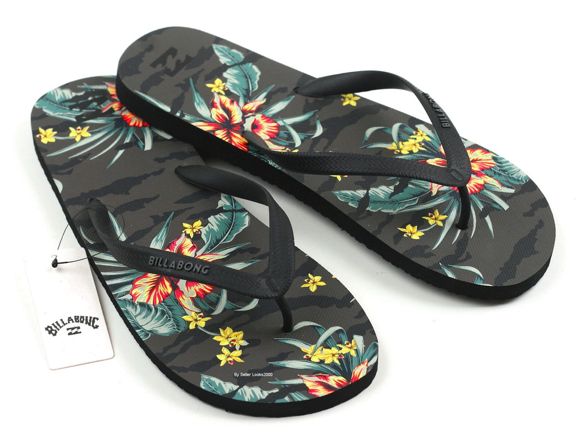 BILLABONG タイダイ柄 ロンスプ Billabong Tides Sandals Flip Flops Geometric Floral Solid
