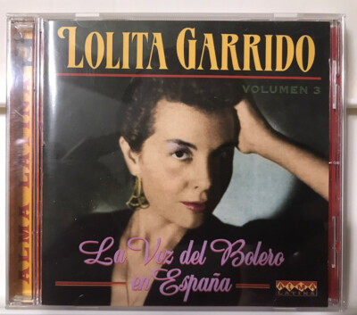 RARE cd SALSA Lolita Garrido La Voz Del Bolero En España Ti Eres Mi Destino