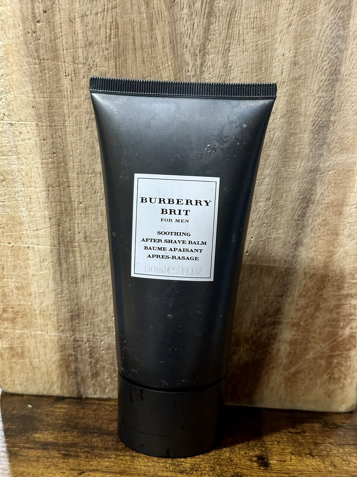 BURBERRY BRIT FOR MEN 5 FL Oz  SOOTHING AFTERSHAVE BALM ORIGINAL EDITION READ