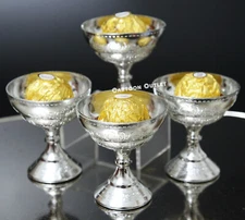 12 Silver Plastic Chalice cup favor 2.75" tall communion decoration Recuerdos