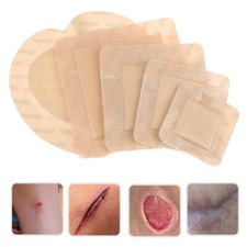 Parche adhesivo de espuma de silicona para apósito apósito para heridas estéril almohadilla curativa para úlceras de decúbito