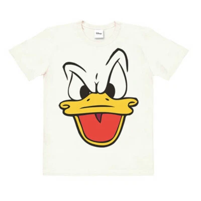 Logoshirt®️ Disney | Donald Duck | Gesicht | Bio-Cotton | T-Shirt Print I Kinder