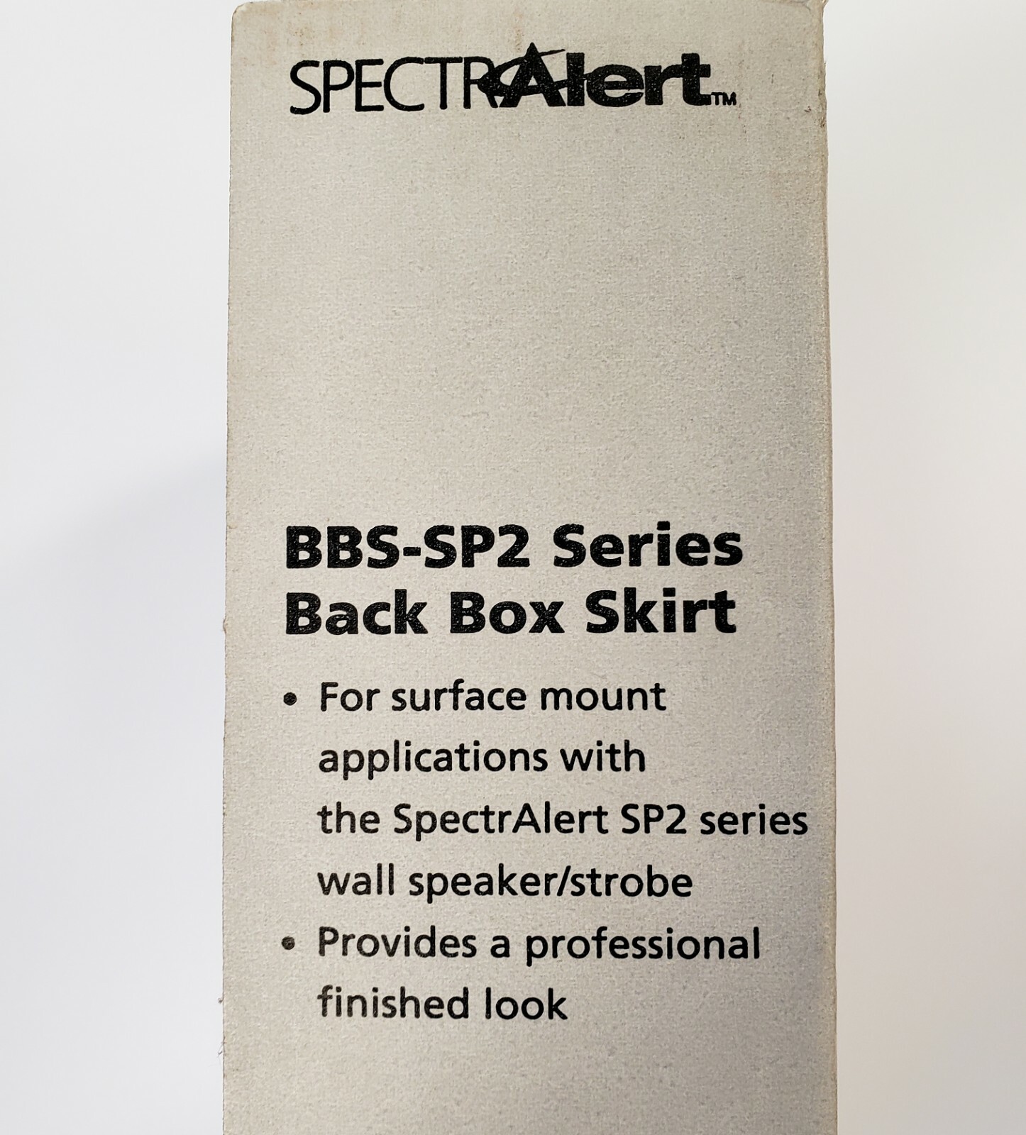 SpectrAlert BBS-SP2 Series Fire Alarm Back Box Skirt Red ***NEW*** | eBay