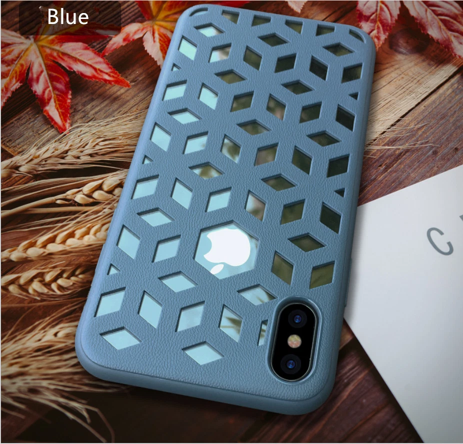 For Apple X meshed pattern drop protection shell 7TPU+PC Full Body XS case - Image 4 of 4