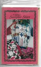 A Quilter's Sampler Shirt Pattern S - XL Uncut 
