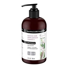 ApotheCARE Essentials The Mender Damaged Hair Repair Shampoo, Coconut Milk,