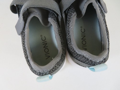 Vionic Aimmy Womens 6 Shoes Gray Hook & Loop Sneaker Walking Comfort Athletic - Picture 6 of 11