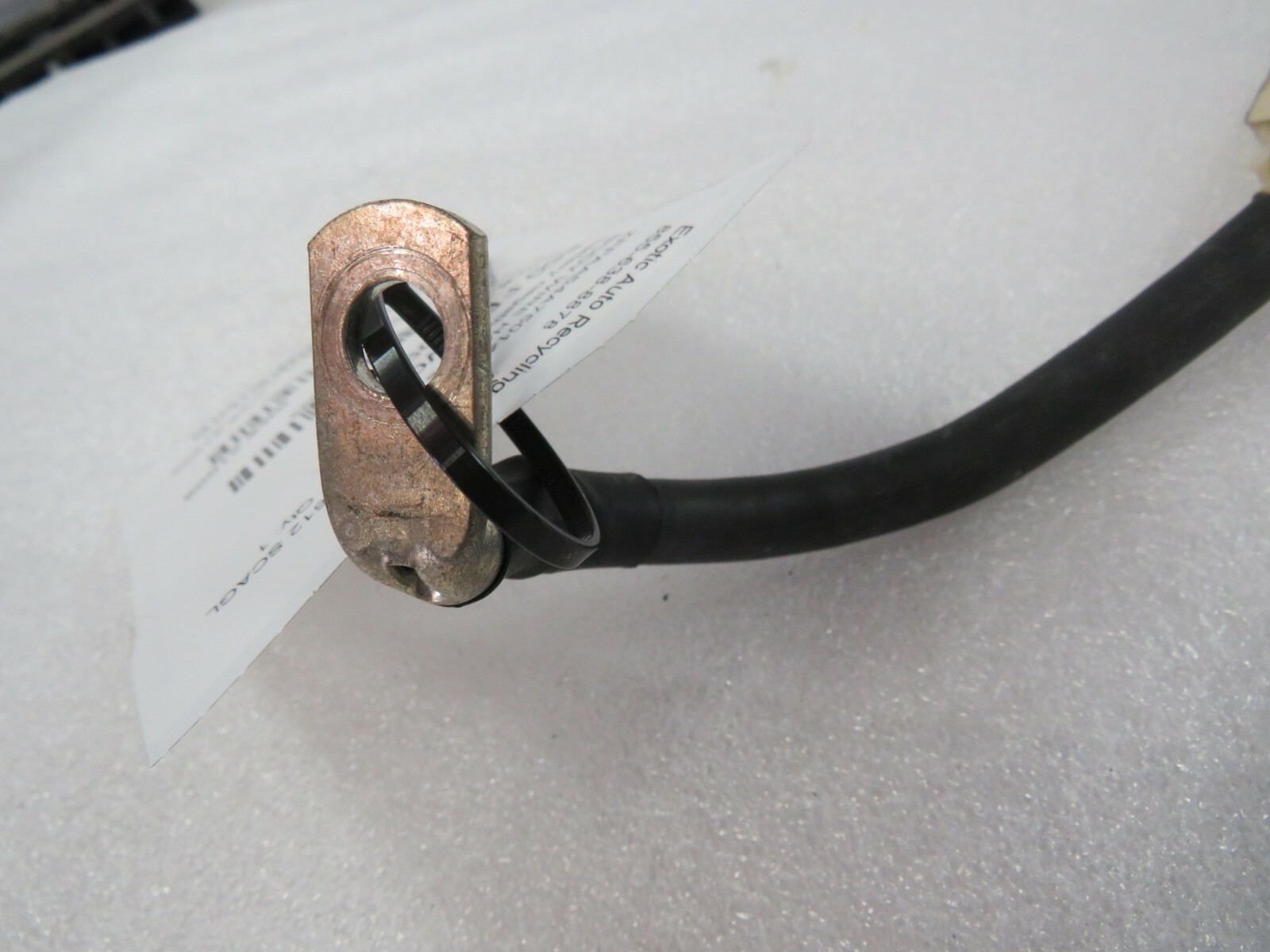 Ferrari 599, 612 Scaglietti, Negative Battery Cable, Used, P/N 196552