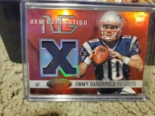 2014 Certified New Gen JIMMY GAROPPOLO RC Mirror red Rookie Jersey /299 Patriots