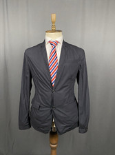 Allsaints Men's Black 2-Button Sportcoat Blazer Jacket Size 38 185 height 