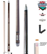 Champion LPC1 Pool Cue, Low-Deflection Pro Shaft, 58” or 60”, joint extension
