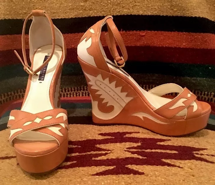 Western wedge sandals sale