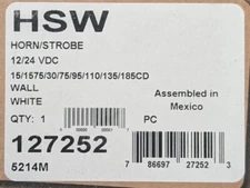 Eaton HSW Horn Strobe - SAME DAY SHIPPING