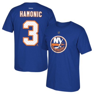 Travis Hamonic New York Islanders ''Tri-Matrix''Player N&N  Jersey T-Shirt Men's