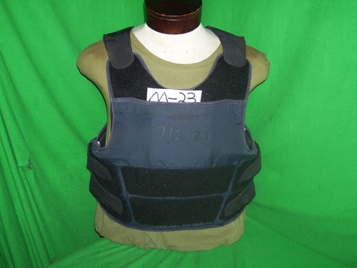 SAFRILAN Body Armor Bullet Proof Vest Level IIIA Large- Good Cond 2016+5X8 M-23