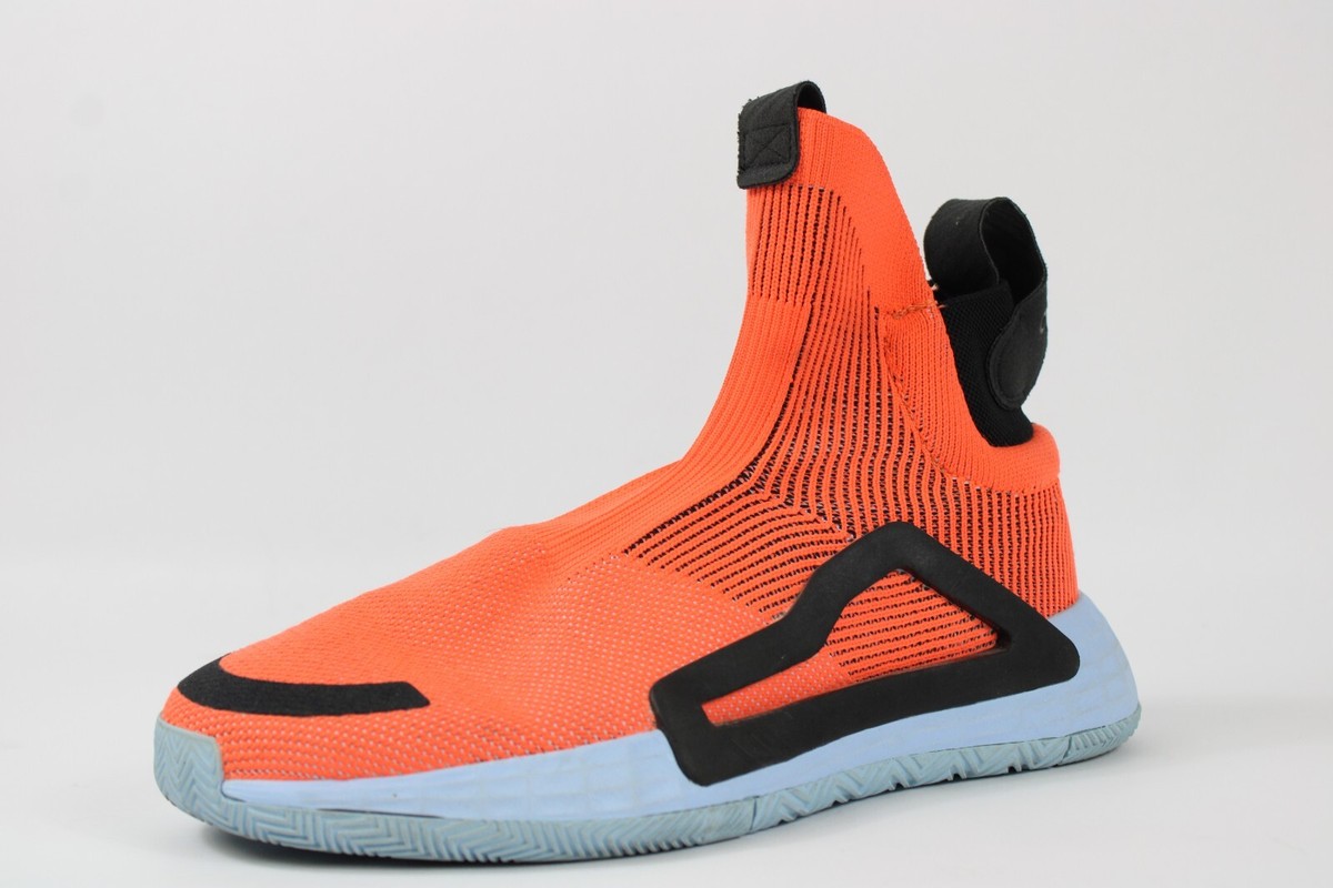 Adidas Men's Size 8 N3xt L3V3l F97259 Orange Blue Knit Slip On