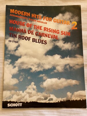 Modern Hits for Guitar 2 Schott ED 7754 House of Rising Sun, Tin Roof Blues
