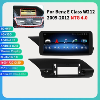 DSP Android Für Mercedes Benz E-Klasse W212 NTG4.0 Carplay Autoradio GPS Navi 4G