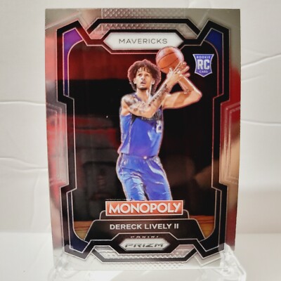 Dereck Lively II 2023-24 Panini Monopoly Prizm #24 RC Rookie Dallas Mavericks