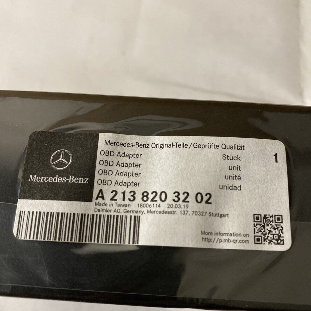 MERCEDES OBD SPINA ADATTATORE BLUETOOTH OEM A2138203202 | eBay