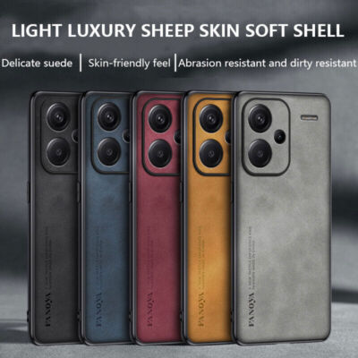 Shockproof Slim Leather Case Cover For Xiaomi Redmi Note 13 12 Pro+ 12S 11T Pro