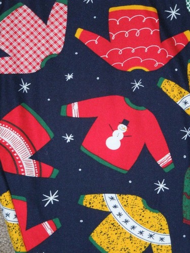 Ugly Christmas Sweater Holiday Leggings 