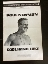 COOL HAND LUKE 1967 ORIGINAL UNCUT PRESSBOOK PAUL NEWMAN 20 Pages Nice Condition