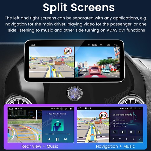 12.3'' For Mercedes Vito W447 CarPlay GPS Sat Nav Android14 DAB+Radio Stereo SWC - Picture 15 of 19