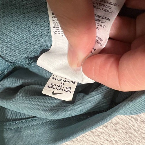 Chelsea FC Nike Dri-Fit Training Jersey Breathe Squad Youth XL Teal - Picture 5 of 9
