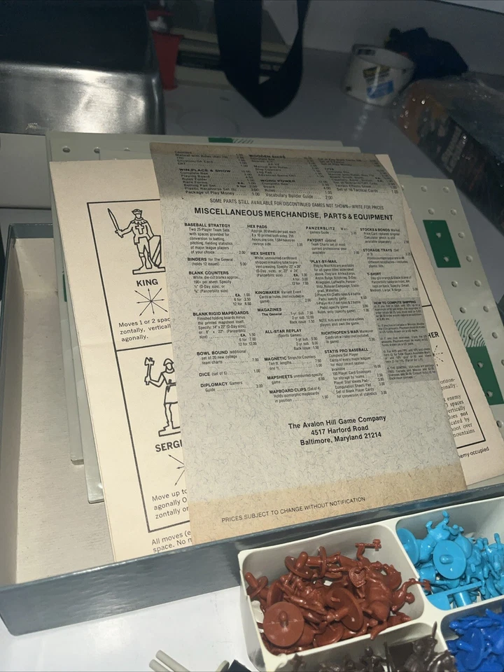 Juego de mesa feudal vintage 3M estantería juego de asedio conquista nuevo Foto 4 de 4