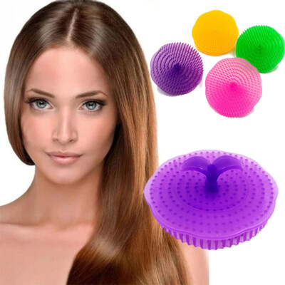 4/2 Stück Kopfmassagebürste Massage Haarbürste Bürste Bürsten Ø 8cm Kamm Kämme )