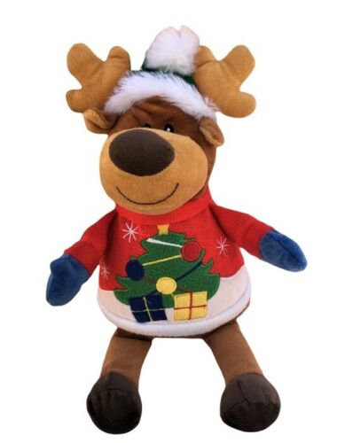 GOSH! Reindeer in Christmas Tree Jumper & Hat - Baubles Presents Design 446044  - Afbeelding 1 van 7