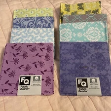 Fat Quarter Bundles Sets - 8 Variety Prints in 100% Premium Cotton Fabric