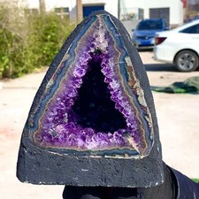 6.83LB Natural Amethyst geode quartz clustercrystal specimen Healing