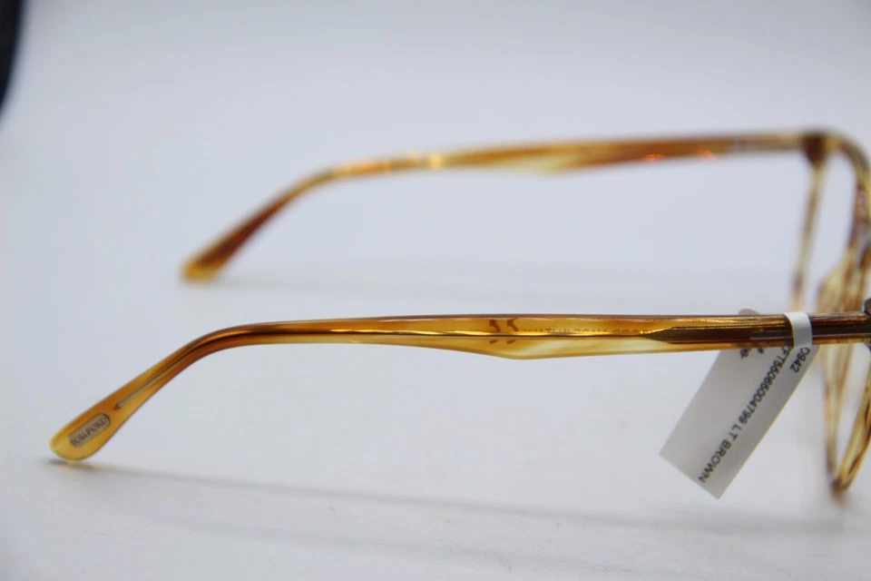 NUEVAS GAFAS TOM FORD TF 5506 047 MARRÓN Y MIEL MONTURAS AUTÉNTICAS 50-20 Foto 4 de 4